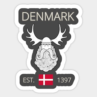 Denmark - Danish Viking Sticker